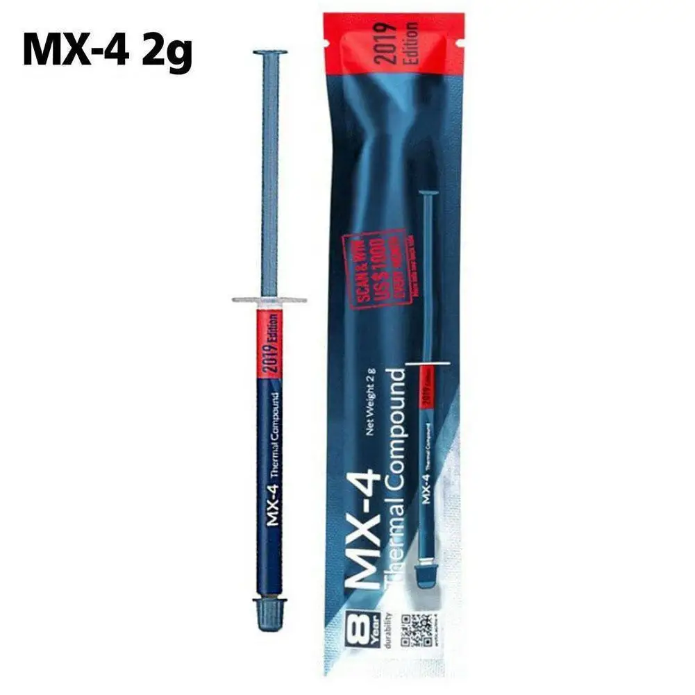 2019 4g MX-4 2g Thermal Compound Conductive Grease MX 4 Silicone Paste Heat Sink Processor CPU GPU Cooler Cooling Fan Plaster