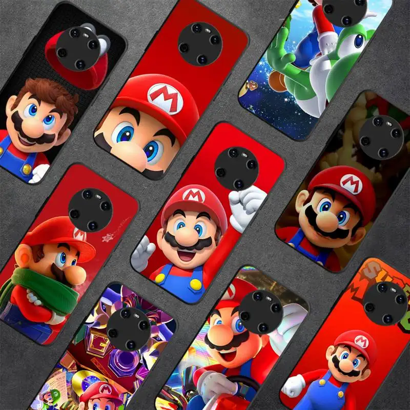 

Super-Mario-Bros-Flexible Phone Case For Y9 6 7 5 Prime Enjoy 7s 7 8 plus 7a 9e 9plus 8E Lite Psmart Shell