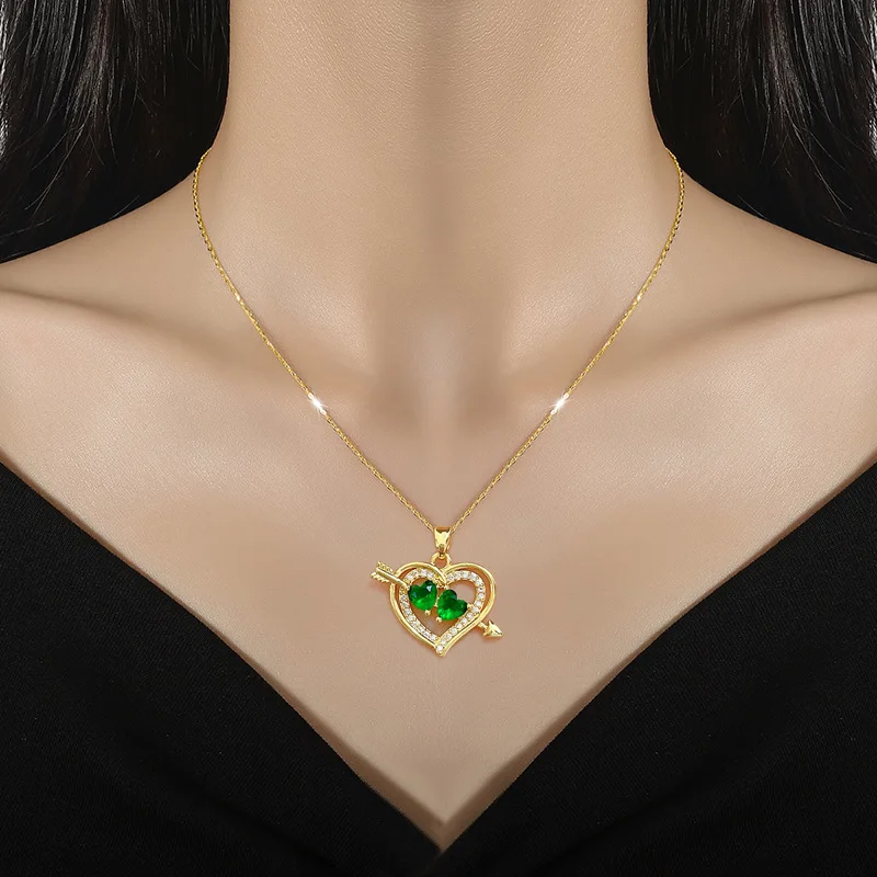 OIMG 316L из нержавеющей стали золотым покрытием романтический кулон купидона