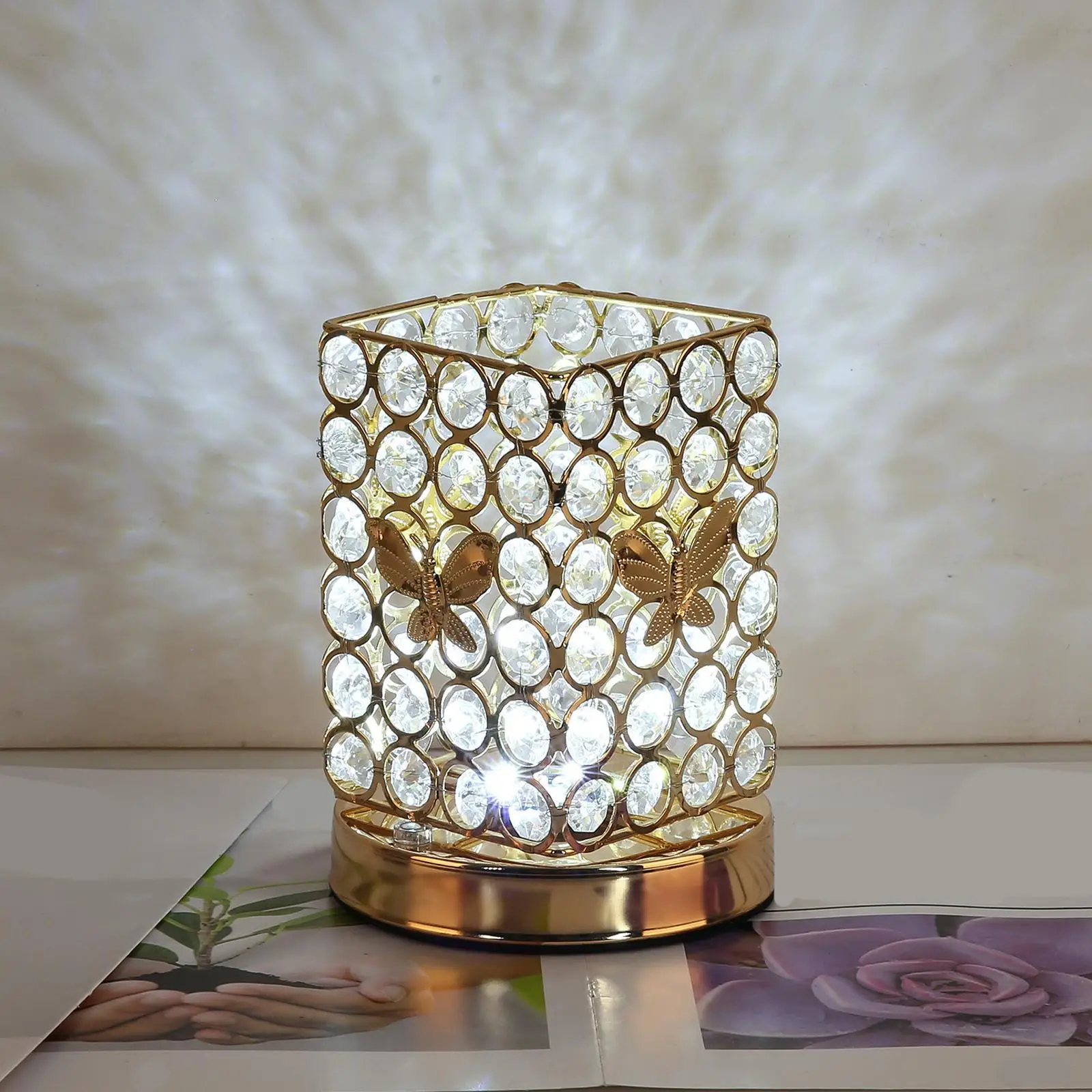 

Modern Romantic Bedside Table Lamp Night Light LED Adjustable Color Changing USB Desk Lamp for Living Room Sofa Wedding Home Bar