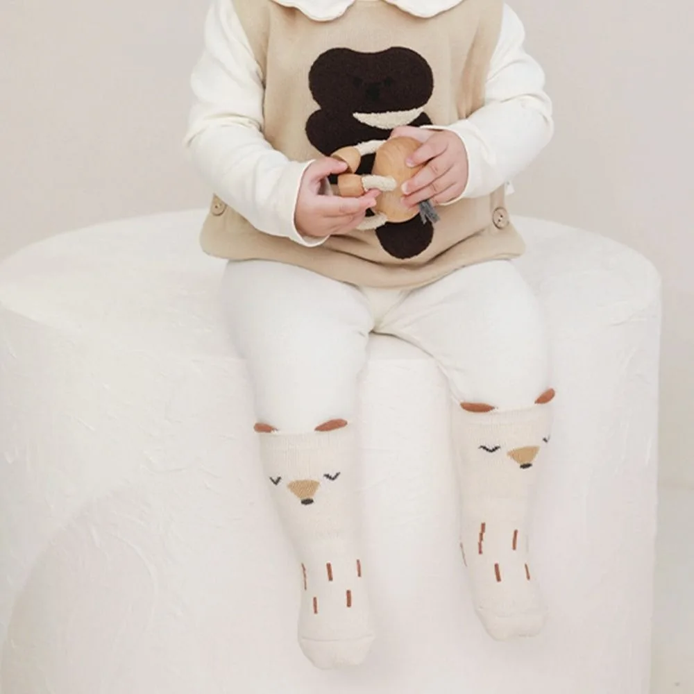 

Baby Hosiery Home Sleep Socks Adult Silicone Sole Floor Socks Animal Pattern Socks Mid-Tube Socks Toddler Socks