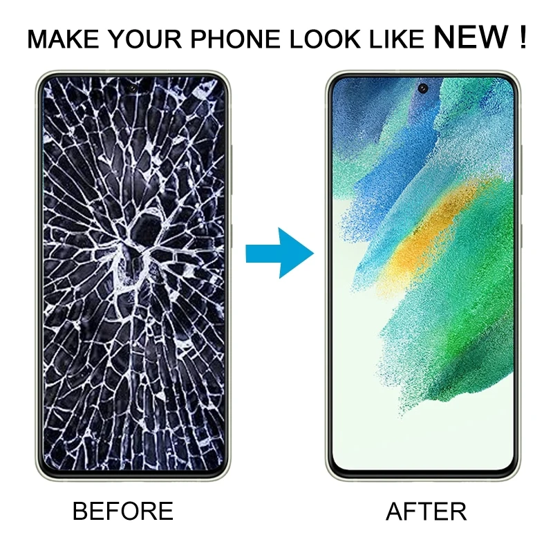 Дигитайзер ЖК-экрана в сборе с рамкой для Samsung Galaxy S21 FE