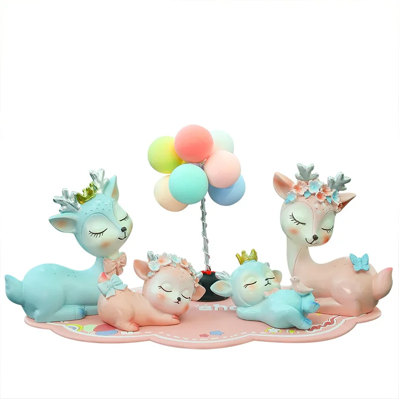 Украшение для автомобиля парный олень высококачественное украшение мирный