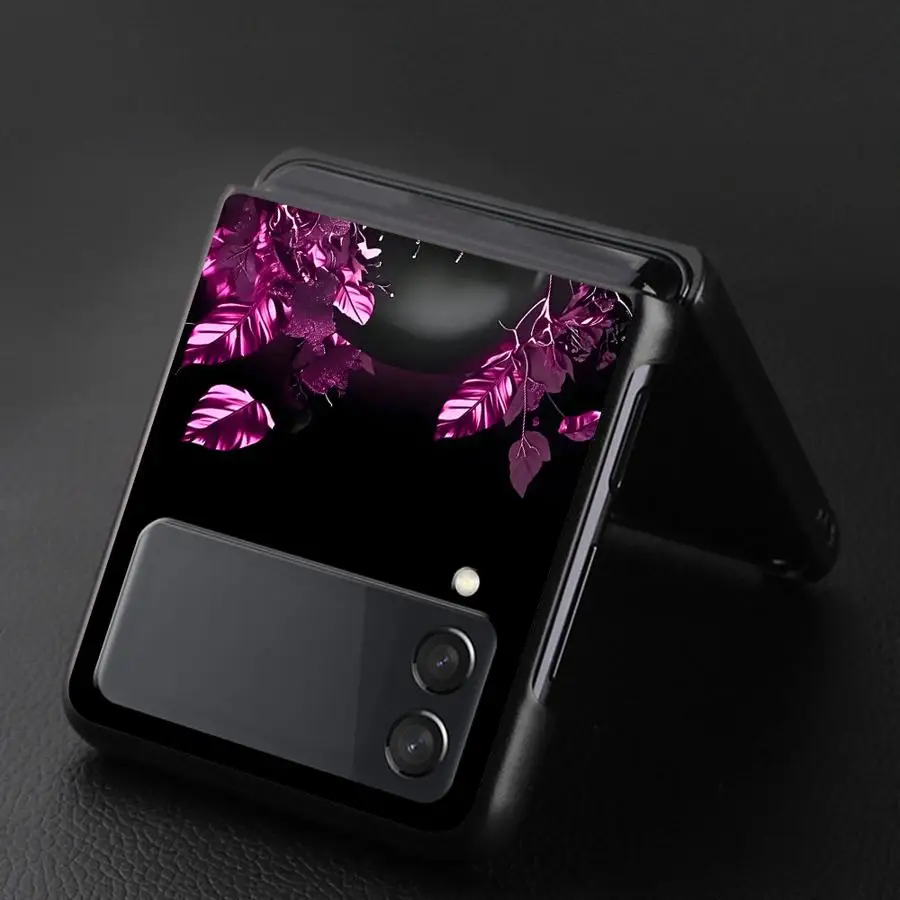 Чехол для Samsung Galaxy Z Flip 8 Flip7 FE Z Flip 7 6 5 4 3 Flip4 Flip5 Flip6 Flip3, темно-фиолетовый, с черепом (art.: 3920dca3e58a8) - 3920dca3e58a8