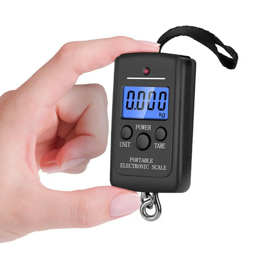 

Цифровые Мини-весы для рыбалки, максимальный вес 40 кг, подвесные электронные весы для путешествий, оборудование для рыбалки, рыболовные инс...