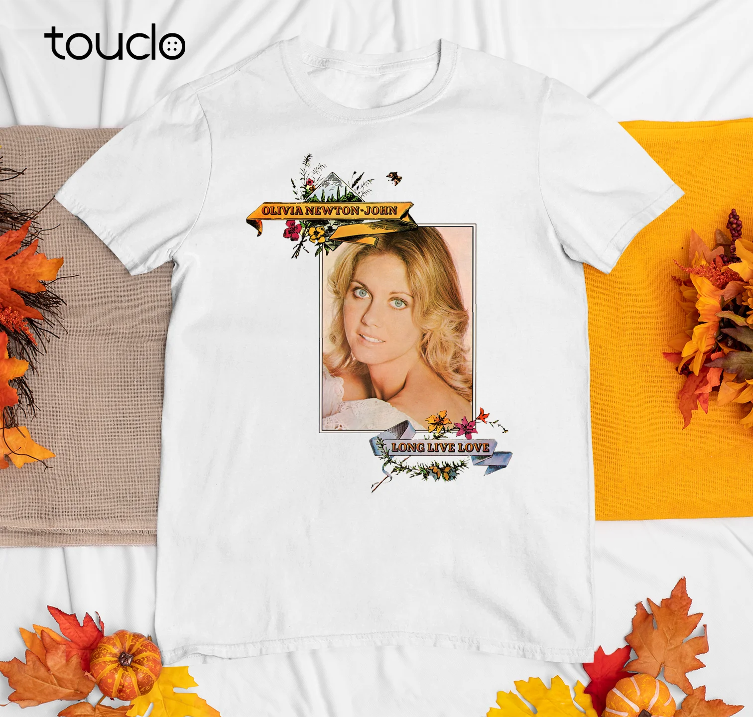 

RIP Olivia Newton-John Long Live Love T-shirt Cotton Unisex Tee All Size