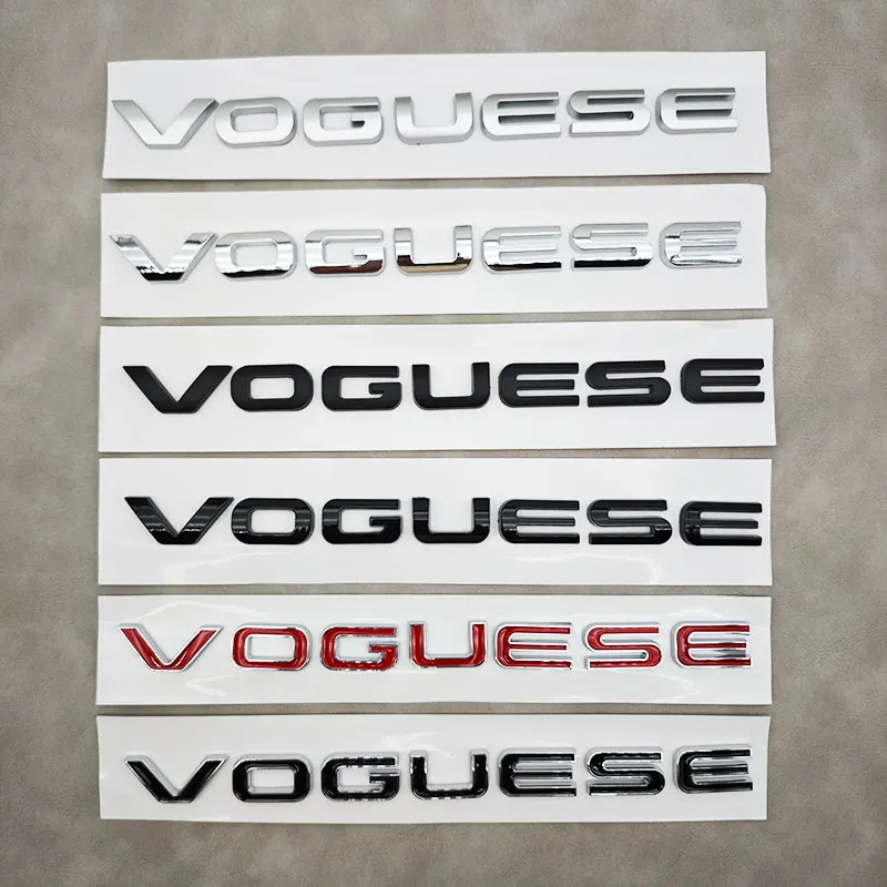 3d Abs Vogue Se Эмблема С Буквами Для Land Rover Range Наклейка На Заднюю Часть Автомобиля
