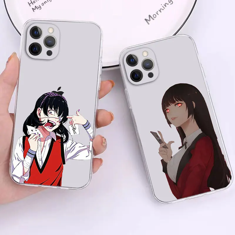 

Japanese Anime Kakegurui Jabami Yumeko Soft Silicone Phone case For iPhone XS 6 7 8 Plus SE 11 12 13 Mini Pro Max Fundas Coque