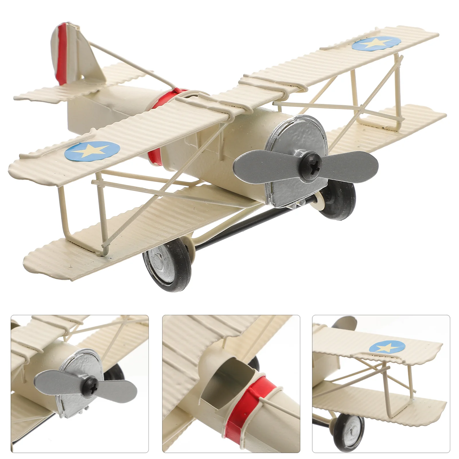 

Model Planes Outdoor Metal Decor Home Decors Plane Models Kids Retro Toys Airplane Model Ornament Ornaments Airplane Model Toy