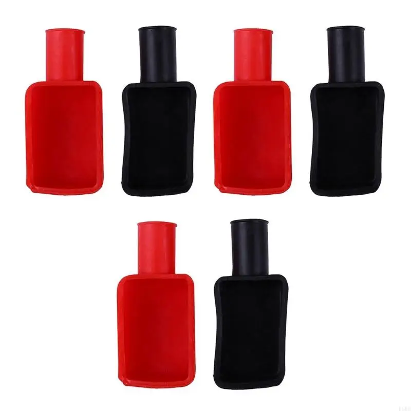 D5BE 6 шт. крышка клеммы аккумулятора изоляционные защитные колпачки для