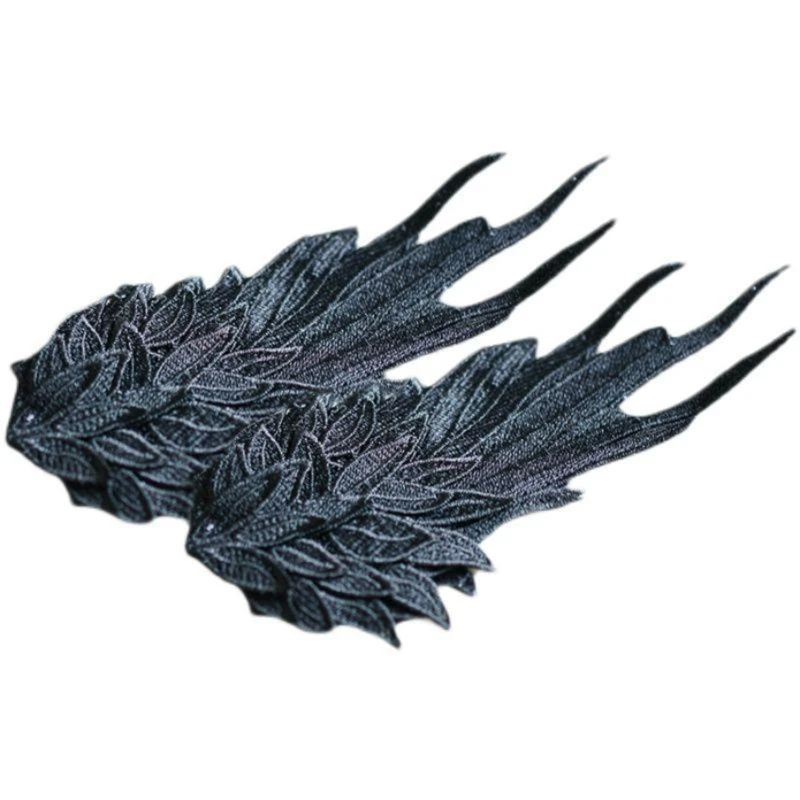 

Angel Wing Hair Clips Angel Wing Hairpin Barrette Girl Edge clip Cosplay Halloween Gothic Headwear Accessories T8NB