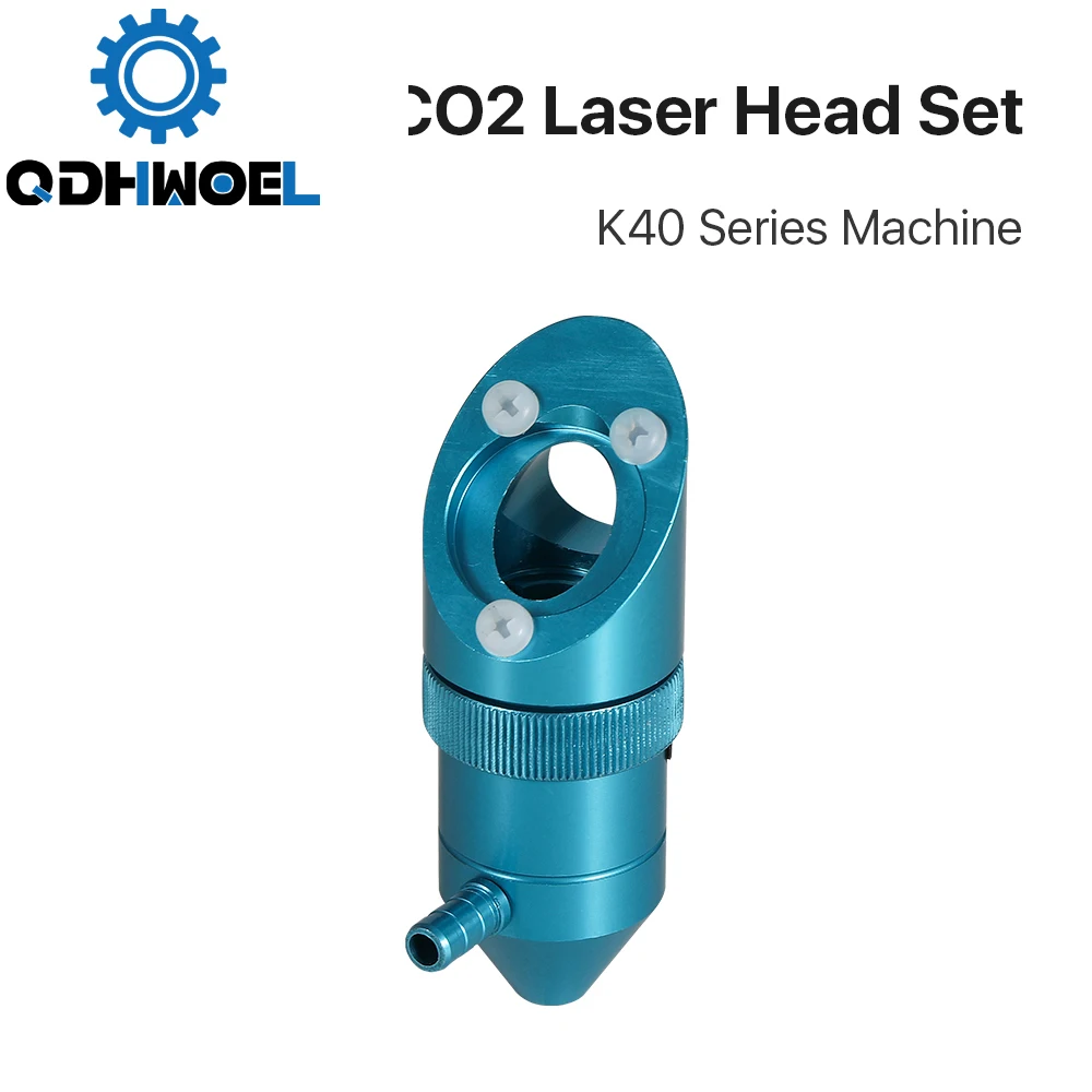 

CO2 Laser Head for K40 Series Laser Engraving Cutiing Machine Lens Dia 15/18mm Focal Length 50.8mm Mirror 20mm