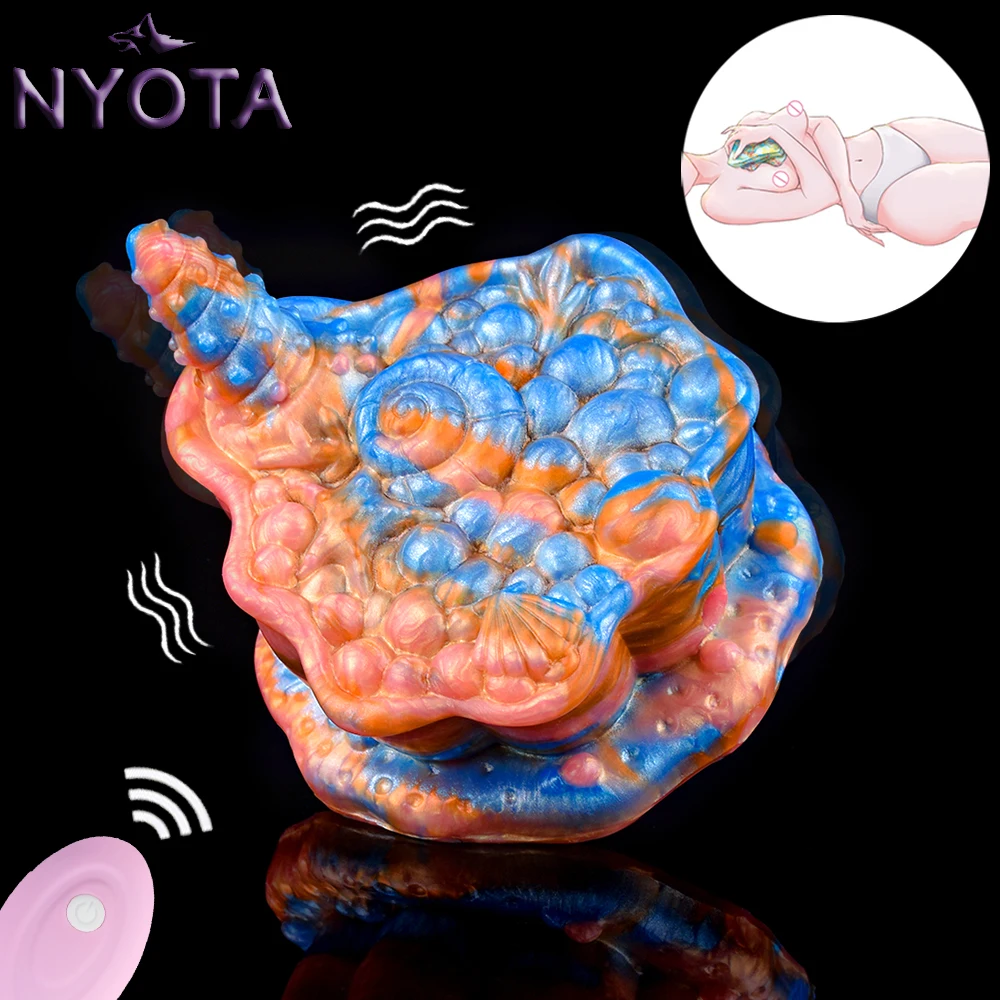 NYOTA Мягкая силиконовая секс-игрушка пуля-вибратор фэнтезийная женская киска