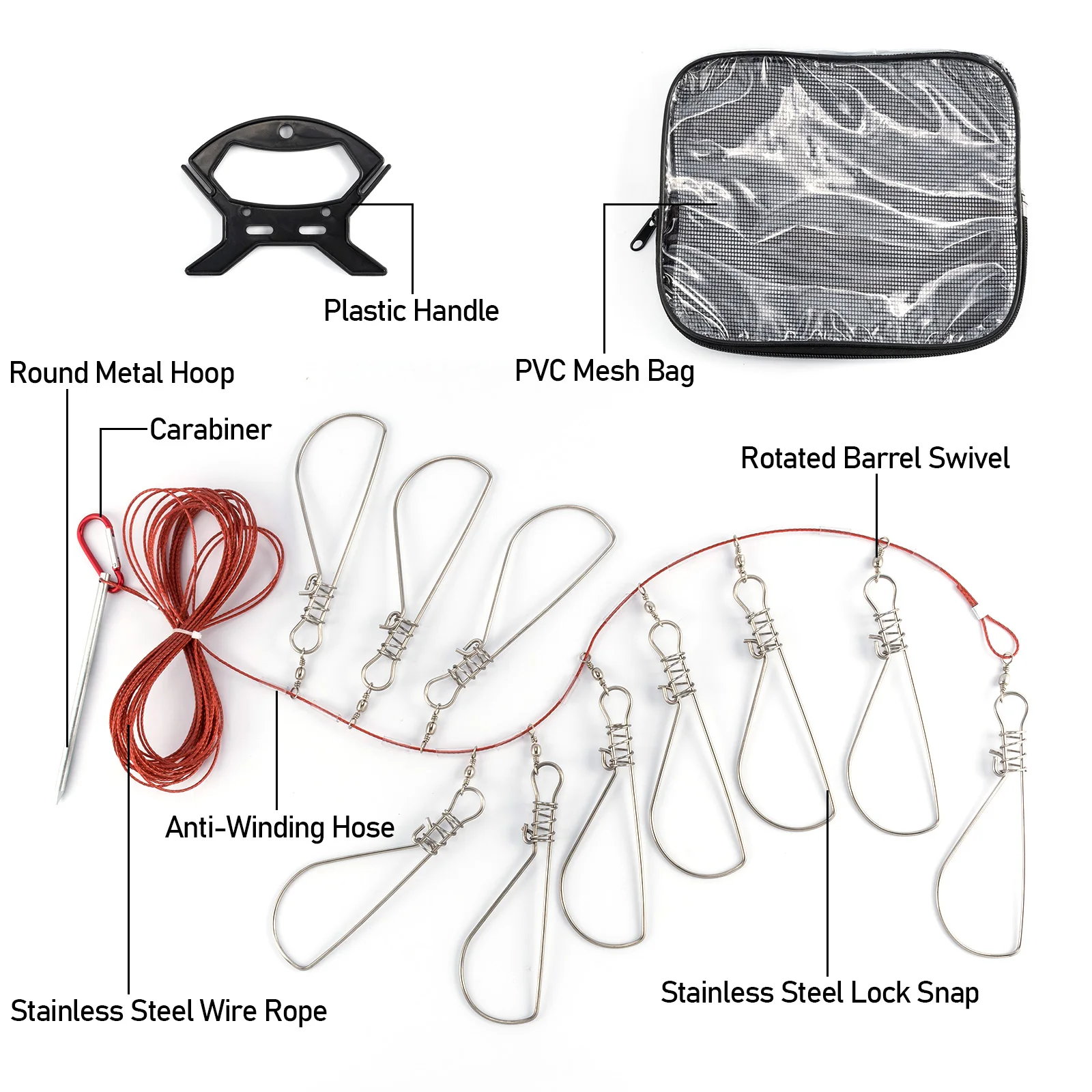 Рыболовный замок с пряжкой из нержавеющей стали ремешок для морской рыбалки