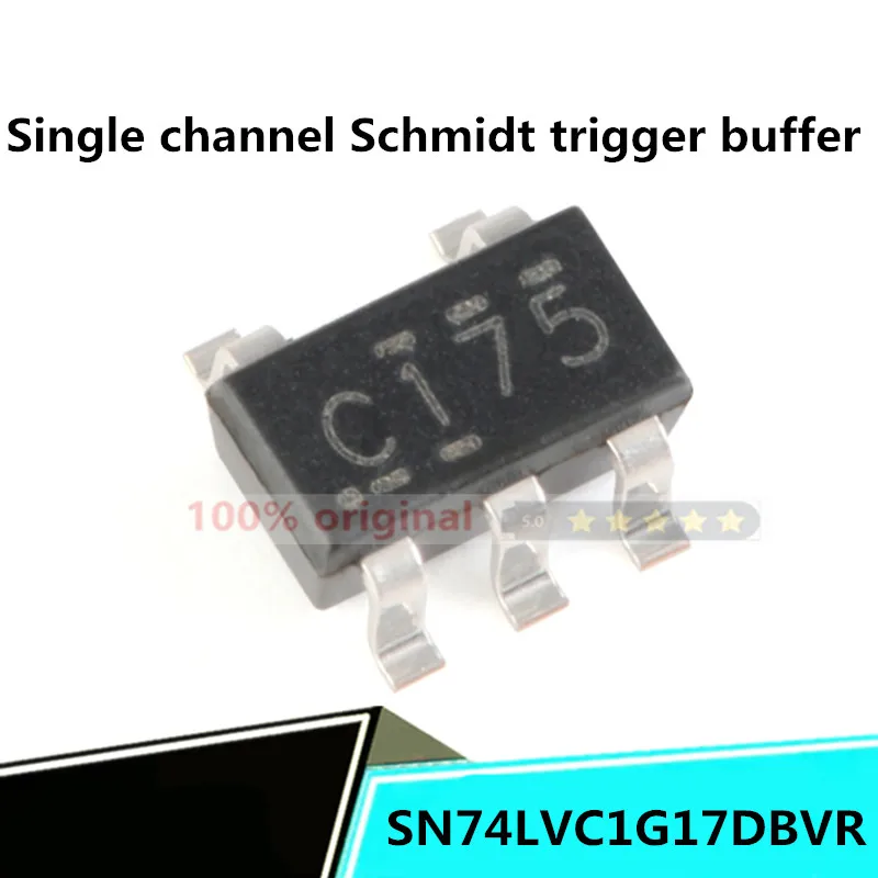 

SN74LVC2G04DBVR SN74LVC1G17DBVR brand 10 original SOT-23-6 dual inverter chip logic chips