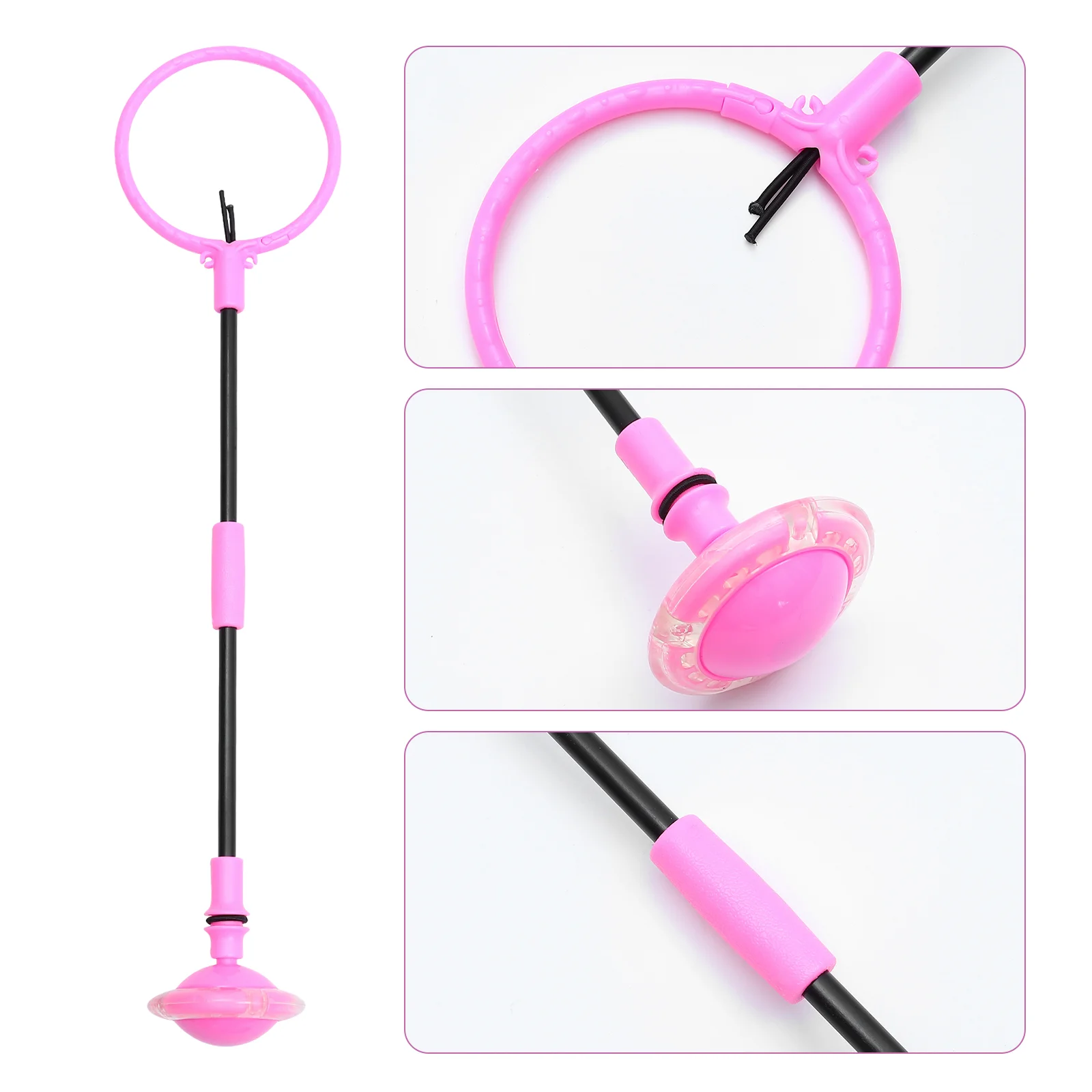

1pc Funny Classic Outdoor Flashing Jumping Ring Toy Skip It Ball Skip It Ankle Toy