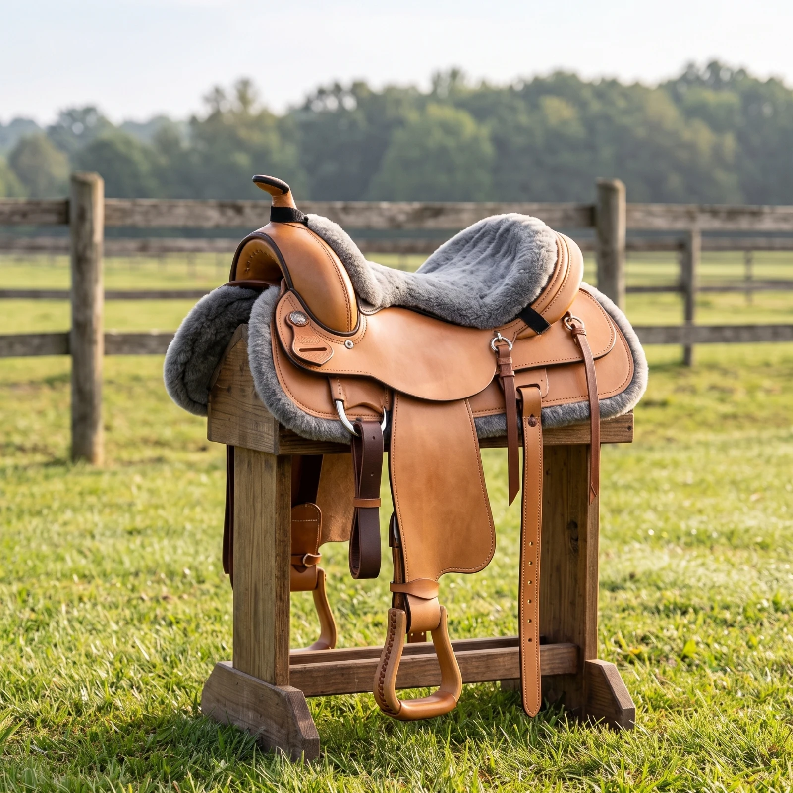 Флисовая подкладка для седла Western Saddle Pad: легкая, с амортизацией, для всадников, для верховой езды и прогулок. (art.: 3920dc5fa1dbe) - 3920dc5fa1dbe