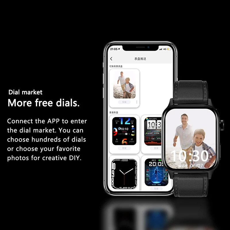 Мужские умные часы 2024 С ЭКГ PPGL Мониторинг Уровня Глюкозы В Крови