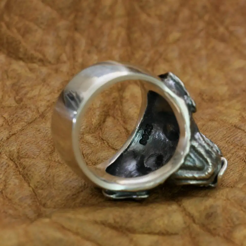 Стерлингового Серебра 925 пробы с глазами CZ золотистый ретривер милое кольцо для