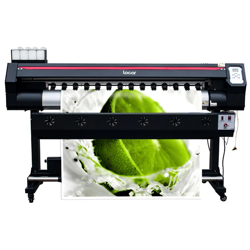 

Auto Clean I3200 Xp600 Head Eco Solvent Printer 1.8M Outdoor Inkjet Vinyl Canvas Sticker Flex Banner Printing Machine