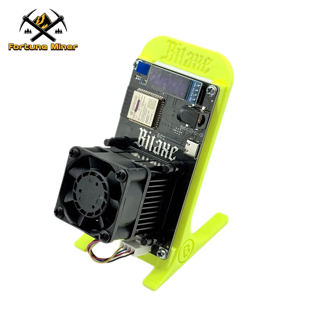 Фото Новый Bitcoin Gamma 601 Lucky Miner 1.2TH/s 18W Asic Chip Solo Miner для майнинга BTC Bitcoin, с вилкой UK/US/AU/BR/EU, желтый №5