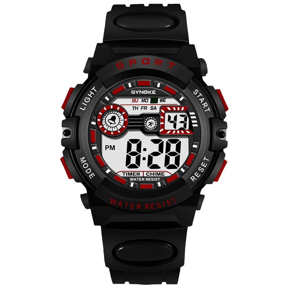 

SYNOKE Sport Digital Watch Fashion LED Men's Watches Chrono Electronic Wristwatch 50M Waterproof Countdown Clock Reloj Hombre