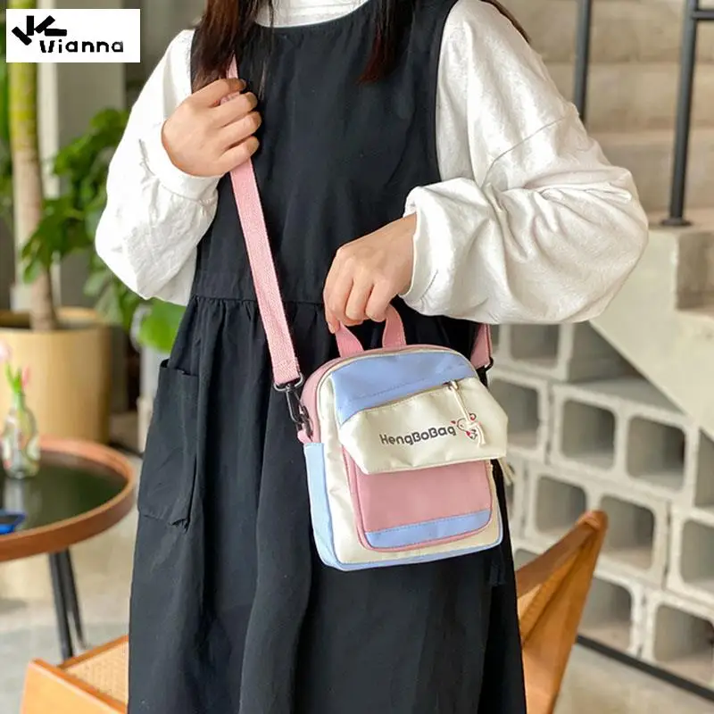 

Vianna 2022 милые сумки в стиле пэчворк, сумки через плечо в стиле преппи, женские маленькие квадратные сумки, модная сумка с клапаном на плечо дл...