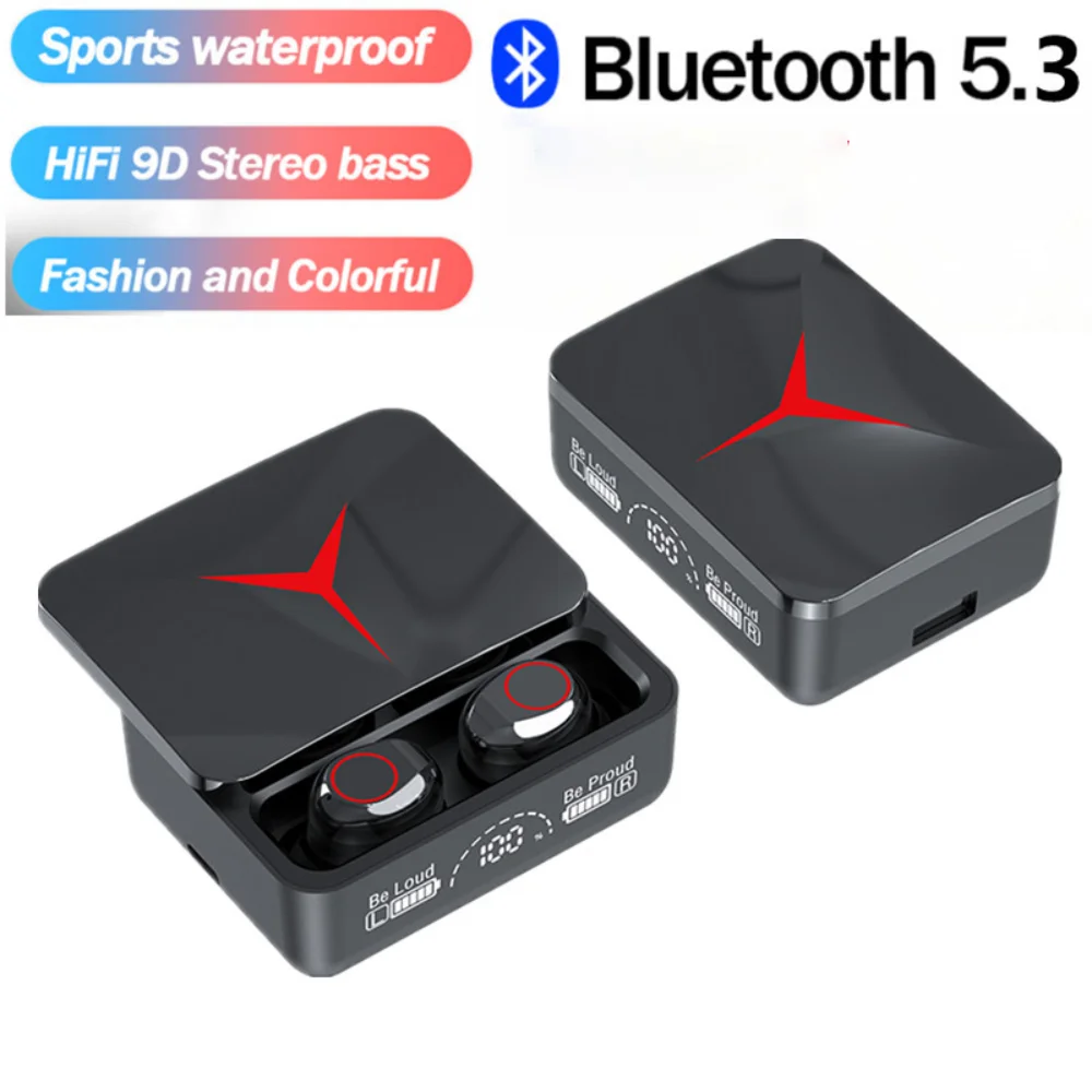 

2023 New Bluetooth 5.3 Wireless TWS Headphones Slide HD Call Headset with Microphone Music Sports Noise Canceling Earphone