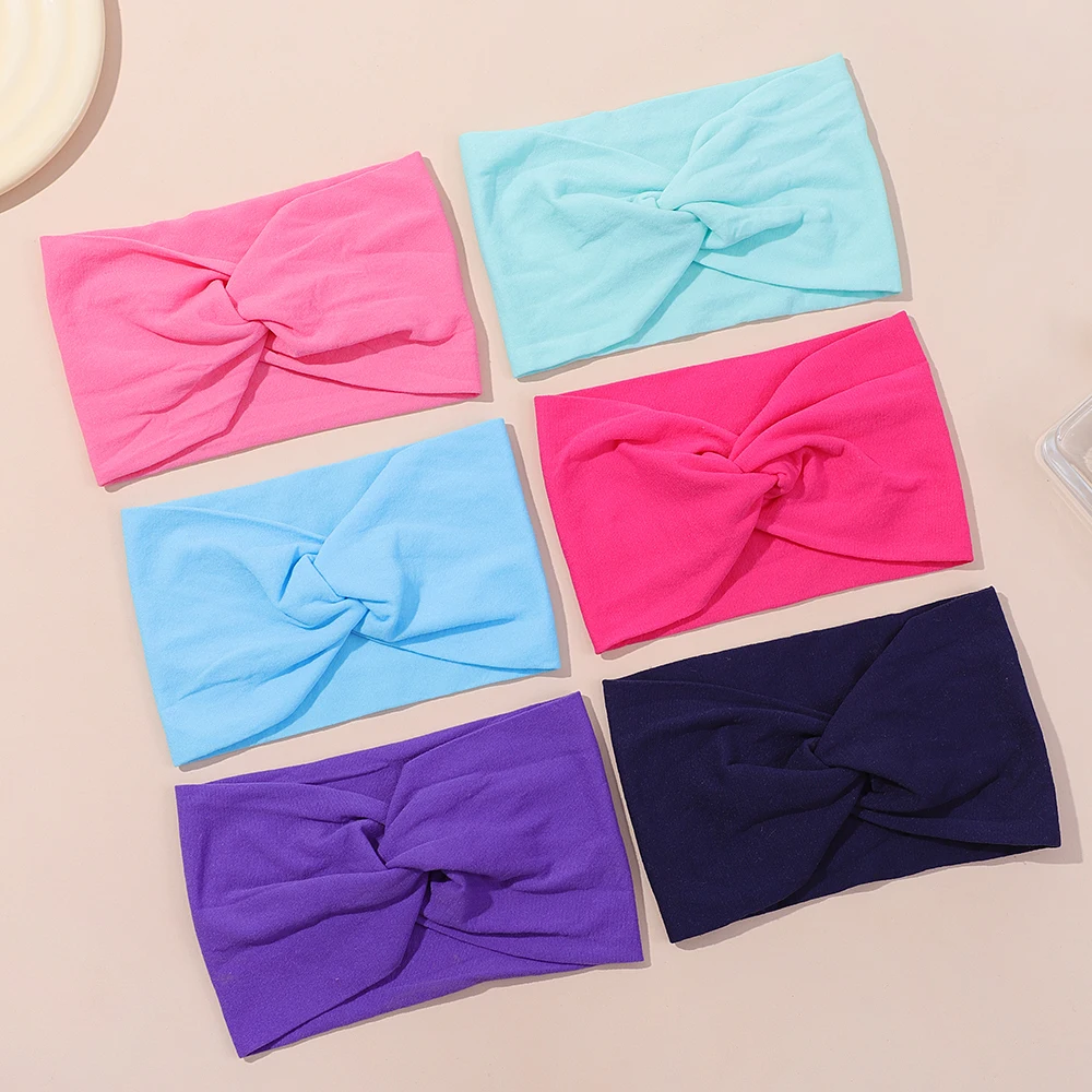 1 шт. вязаная детская повязка на голову для детей эластичный тюрбан девочек