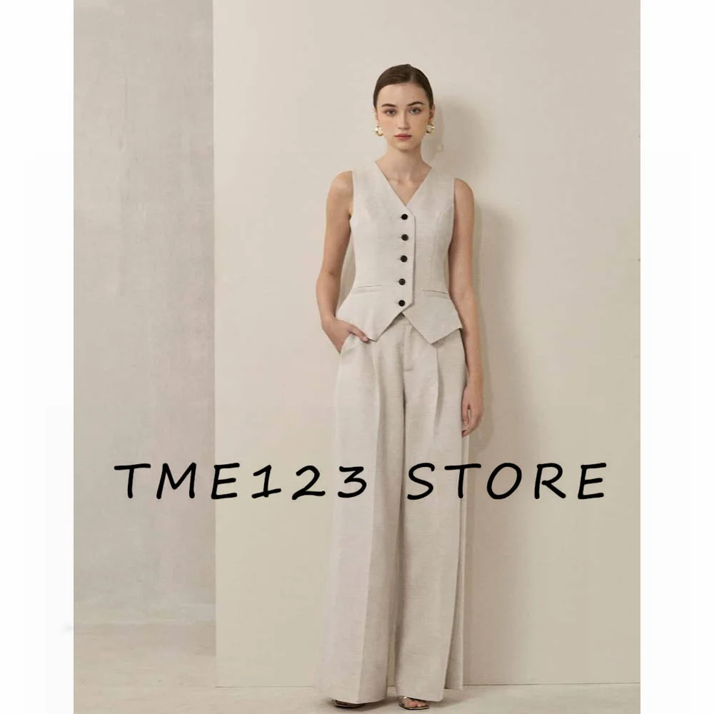 

Women's Vest Casual Commuting Career Wear Pure Color Slim V-neck Sleeveless Models Cold Windproof Jacket Elegant 2023 New