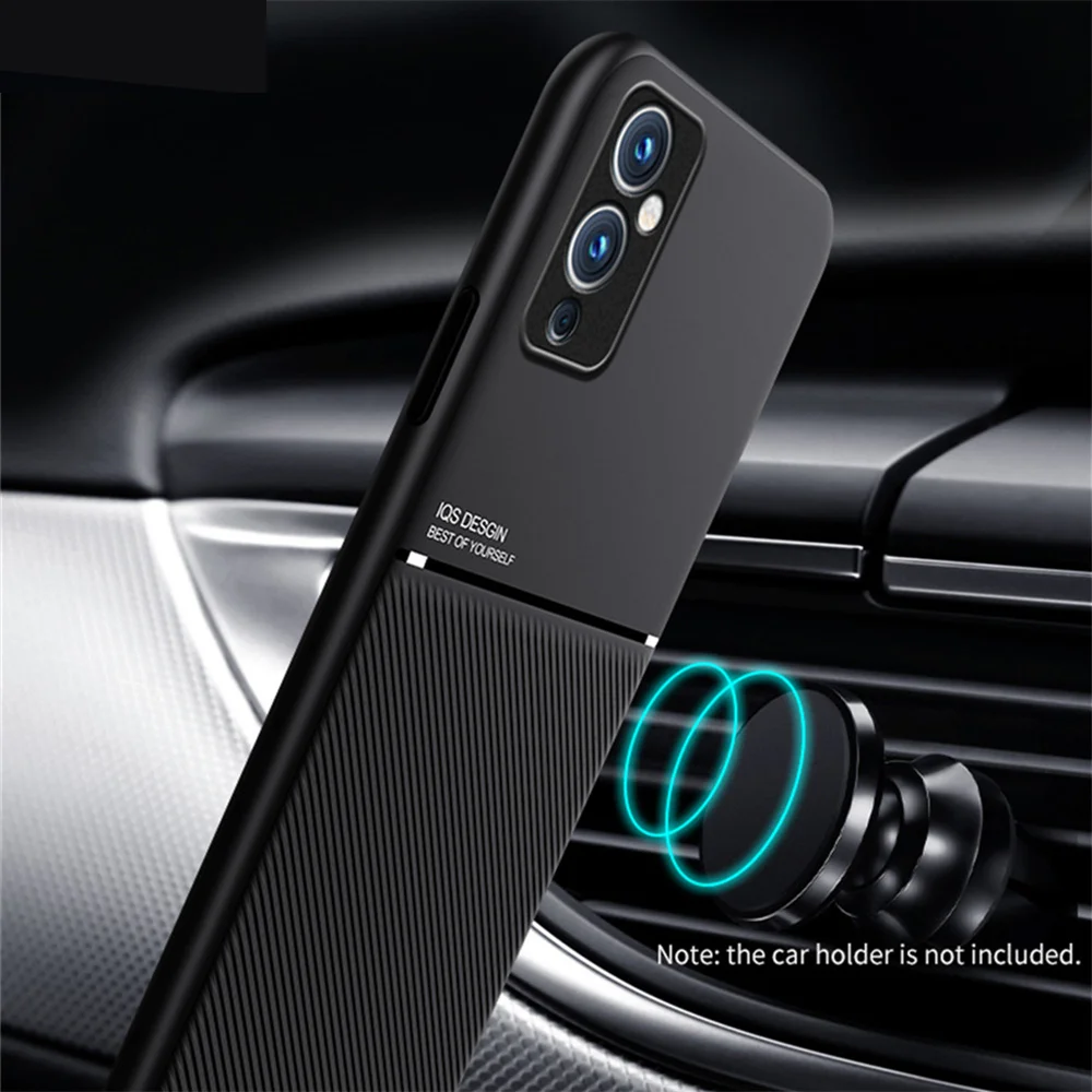 

For One Plus 9 Pro Case For Oneplus Nord Case Ultra Slim Magnetic Car Holder Plate Case For One Plus 9 Pro 7 7T 8 8T Oneplus8T