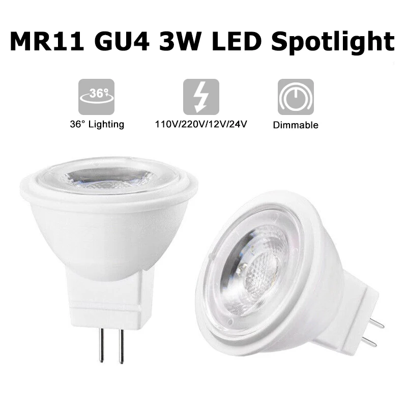 

YORYZENG MR11 LED лампа 3Вт теплый/нейтральный/холодный свет