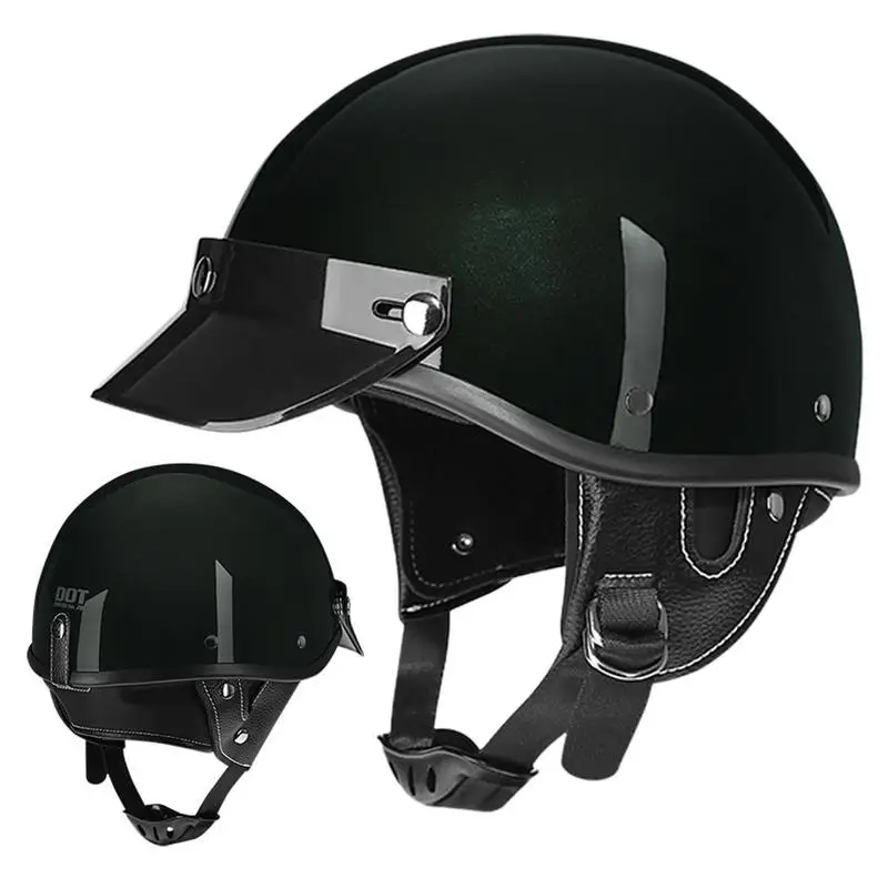 

Motorcycle Helmets Multipurpose Half Face Helmet Durable Buckle Design Hemet For Cruisers Motocross ATVs Bicycles Accessories