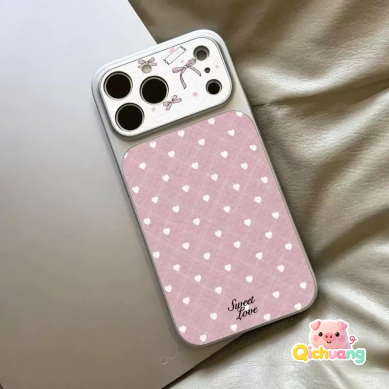 Фото Чехол с мультяшным бантом и сердечком для Huawei K90 Pro Max K80 K70 K70E K60 K60E K50 Ultra K50i K40 K40S Turbo 5 Max 4 Pro 4G №2