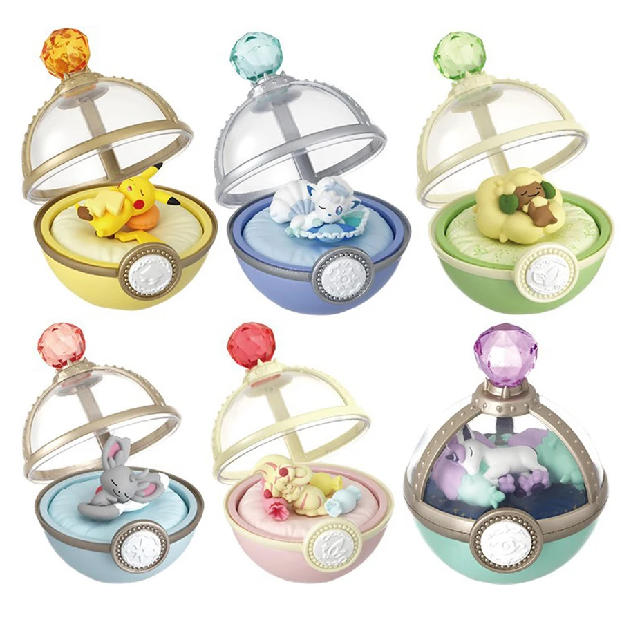 Мини-Покемон искусственное аниме семейство Eevee супер кавайное украшение для сна