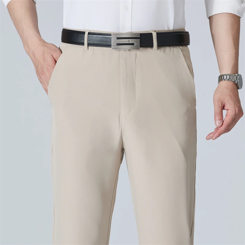 Мужской весенне-летний модальный деловой повседневный костюм брюки длинные