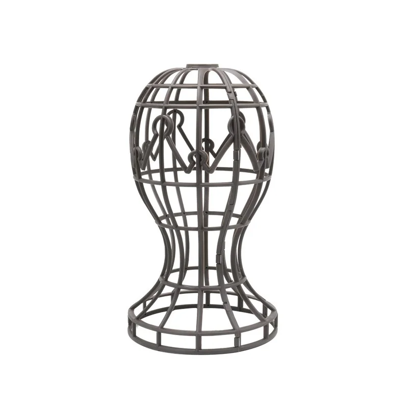 

Подставка для парика кофе, пластиковая искусственная вешалка для шляп, съемный дисплей для длинных и коротких париков