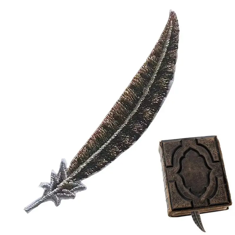 

Наклейки с вышивкой в виде перьев