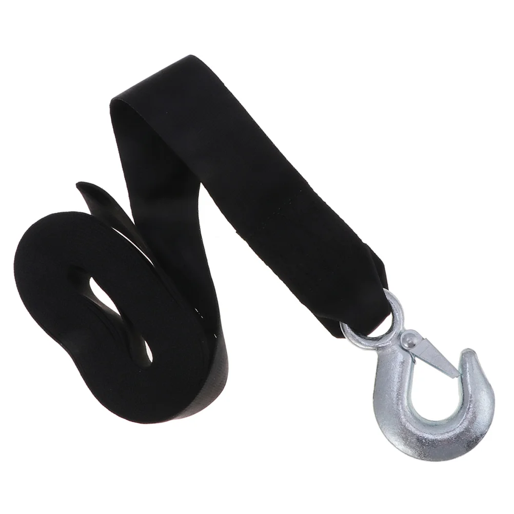 

Replacement Winch Strap Rope with Hook for Loading Launching and Retrieving