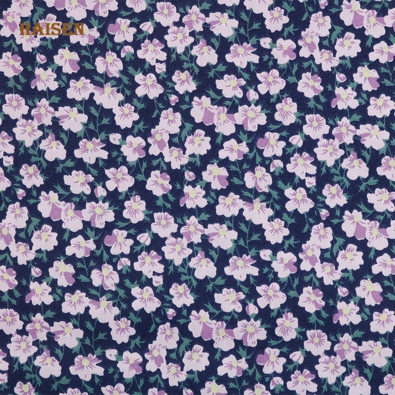 Хлопчатобумажная ткань с принтом серии Hibiscus для самостоятельного шитья детское