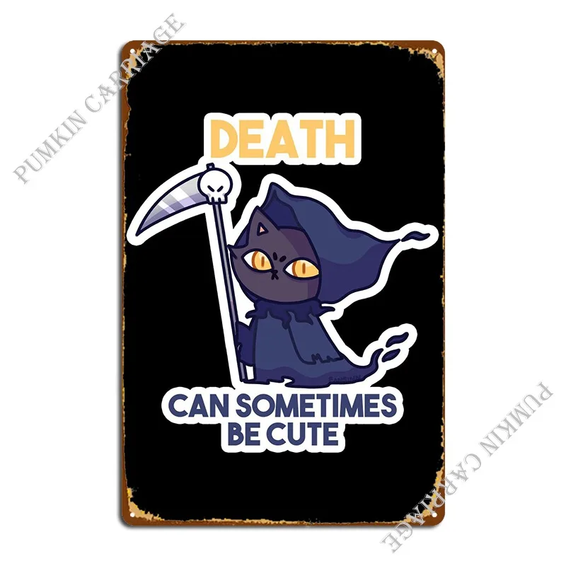 

Металлический знак «смерть может иногда быть вырезана», клубный бар, паб, клубный бар, настенная пещера, жестяной знак, плакат