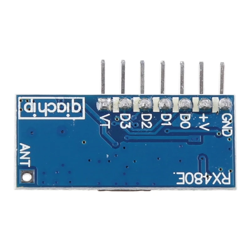 Модуль приемника обучения радиочастотному коду 433 МГц беспроводной декодер 1527 4