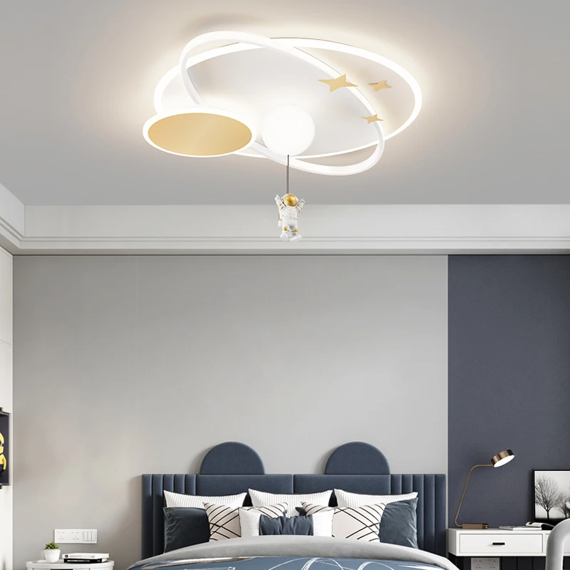 

Creative Led Ceiling Chandelier Astronaut Decoration Lights for Kid's Bedroom Living Room Lamp Home Fixture Indoor Lighting