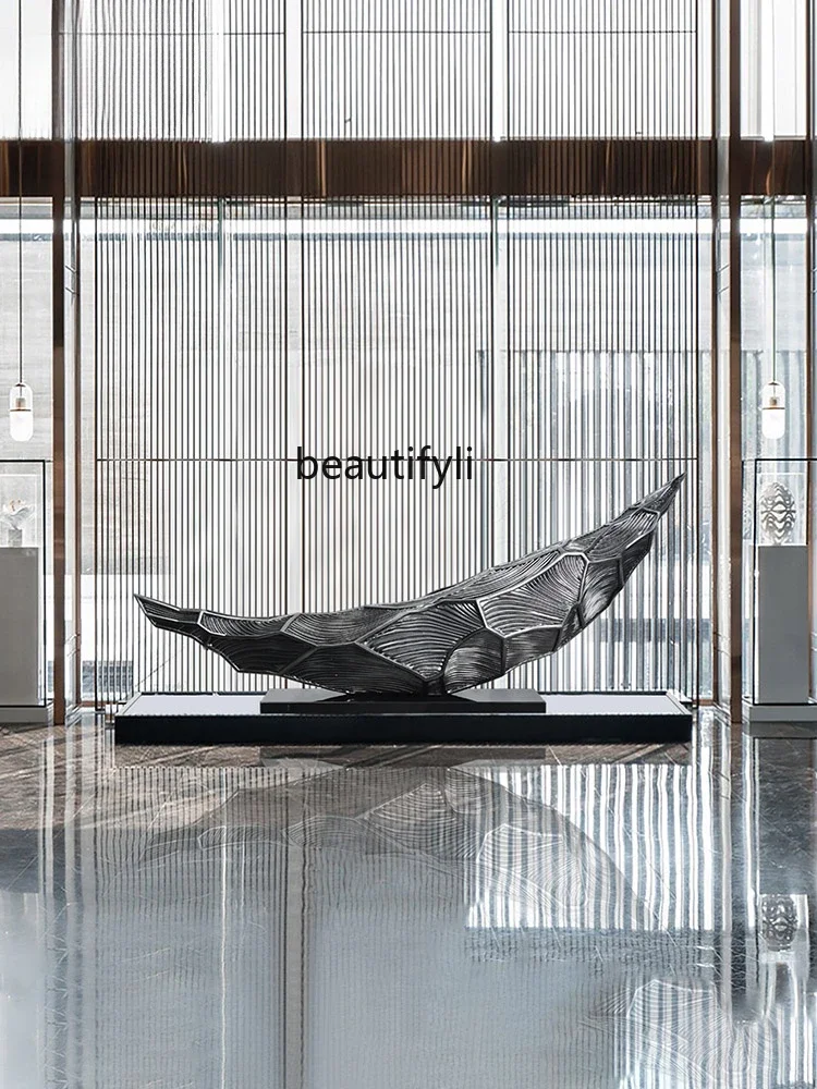 Абстрактная скульптура для вестибюля отеля армированное ФАП ландшафтное