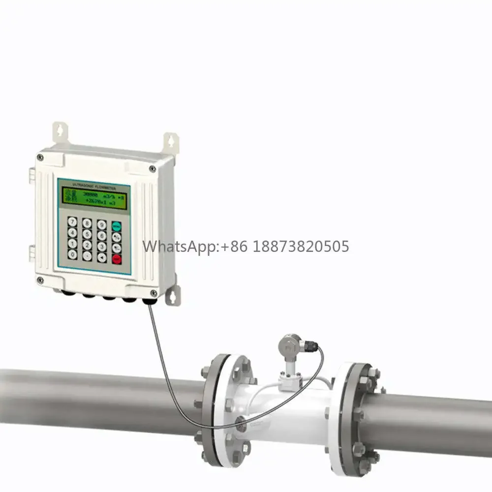 Мощный ультразвуковой расходомер Dn15 ~ Dn6000 мм мобильный Ультразвуковой