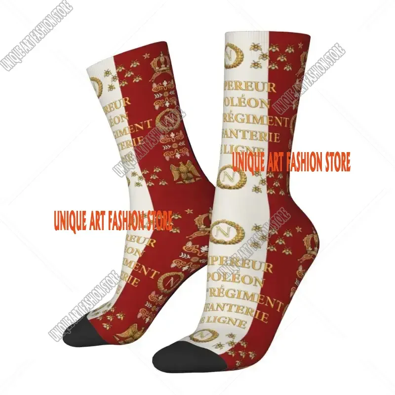 Милые наполеоновские французские носки с 85-й полковым флагом для женщин и мужчин