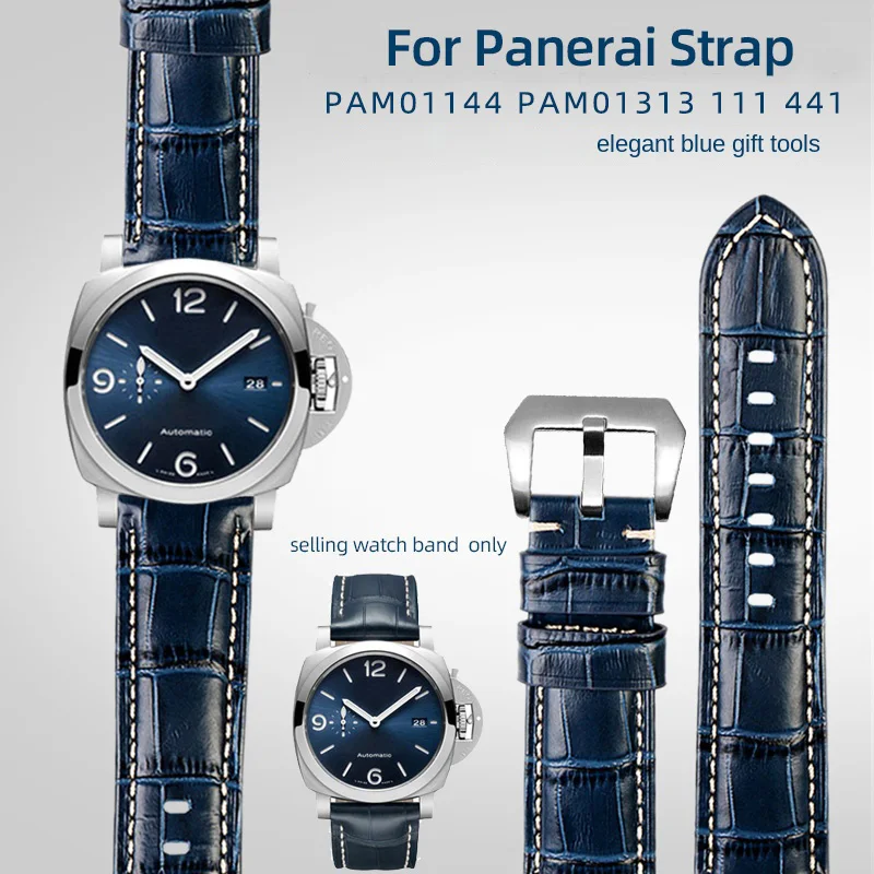Ремешок из воловьей кожи для Panerai PAM01144/1313 JEEP Diesel Гамильтон Брейтлинг мужской