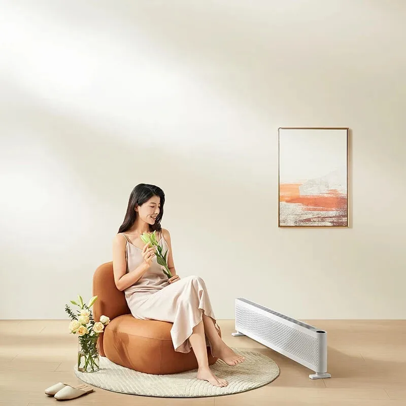 Плинтус XIAOMI с электрическим нагревателем 2200 Вт 7 см