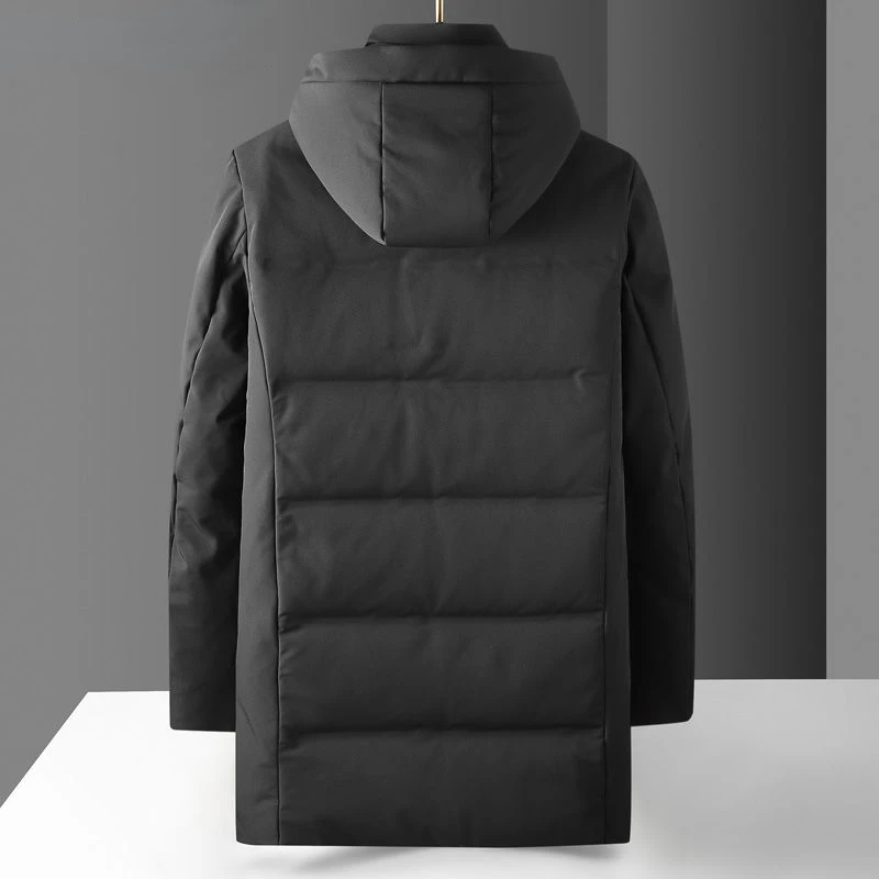 Высококачественная новая брендовая Повседневная модная длинная мужская куртка