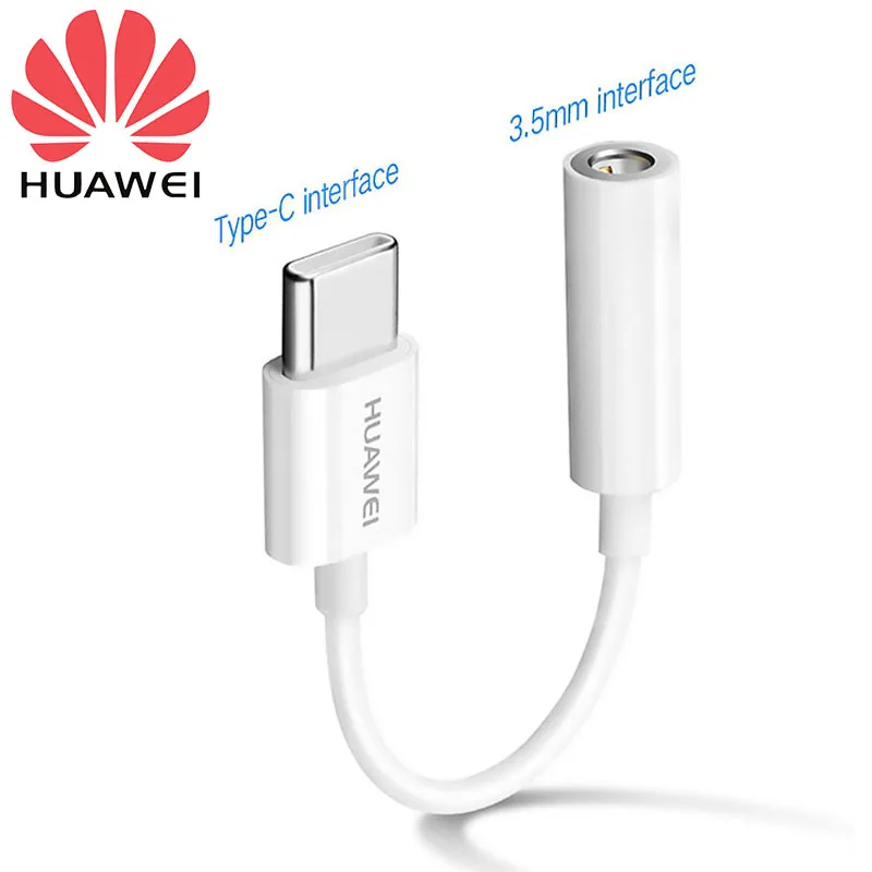 Оригинальный Huawei USB Type C 3 5 мм разъем для наушников Aux аудио кабель адаптер P30 Pro P20
